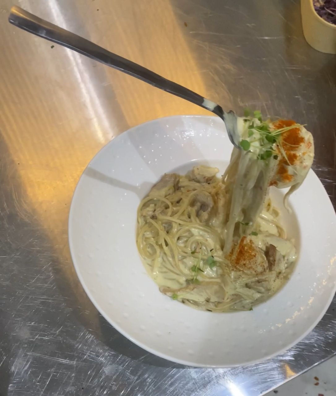 Fettuccine Alfredo Pasta 