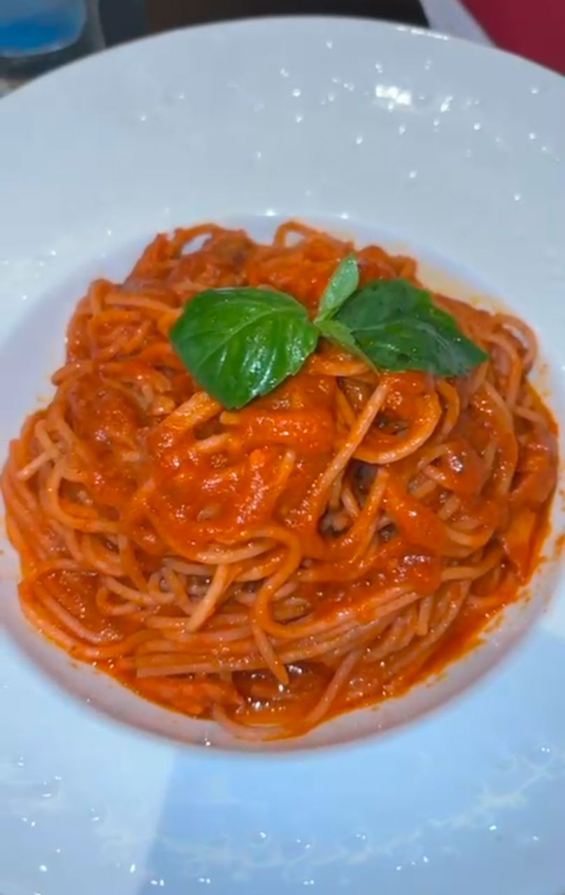 Jollof spaghetti 